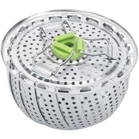 Support à vapeur - Qiilu - Pliable en acier inoxydable - 3 pieds - Compact - Multi-usages (1/4)
