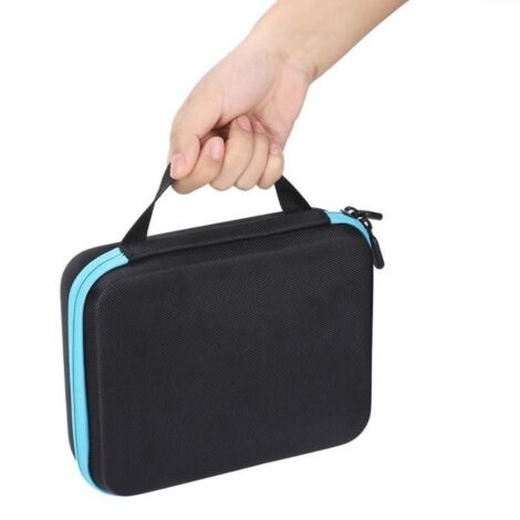 (bleu)Boîte de rangement d'outils de peinture de diamant - CHE - 30 fentes - Nylon + PP - bleu (1/4)