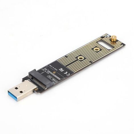 Carte de Montage M.2 NVME vers USB HDD Carte de l'adaptateur M.2 NVME SSD vers USB Carte de Conversion de Disque dur - FRA (1/4)