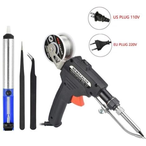 Pistolet à souder automatique 60W - X-TOUT - Tête de fer 900M - 430°C - Prise UE/US - Garantie 2 ans