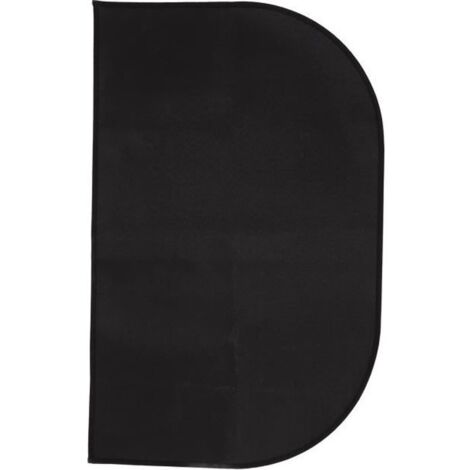 Tapis anti-feu en fibre de verre - Demi-rond 50x80cm (1/4)