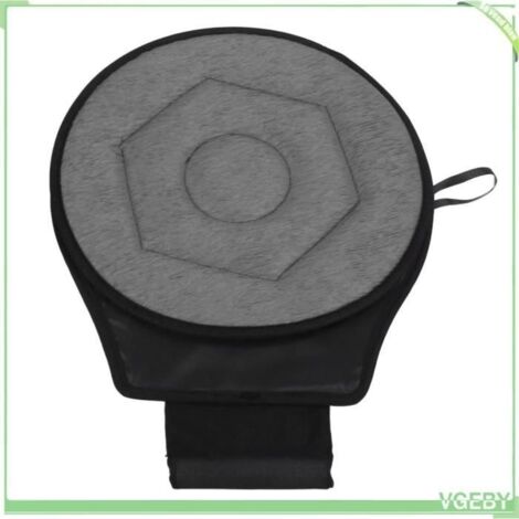 Coussin de Voiture Rotatif 360 Degrés Géométrique Forme Rhombique Confortable pour Siège Auto