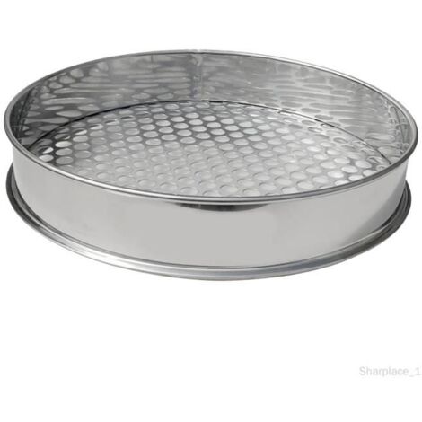 Filtre de maille de trou rond de tamis de haricot de nourriture de tamis d' énigme de jardin 12mm (1/4)