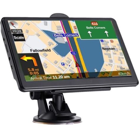 GPS Voiture, Navigation GPS pour voiture, Dernière carte 2024, écran tactile 7 pouces, Véritable voix parlée, Système de navigation (1/4)