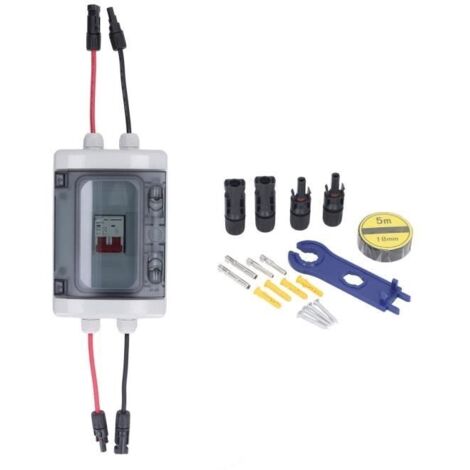 Interrupteur d' isolateur CC PV Disjoncteur DC Protection contre les surcharges Interrupteur de déconnexion solaire PV avec