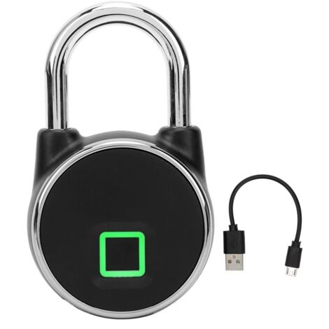 Serrure d' empreinte digitale intelligente Bluetooth APP IP65 étanche longue durée de veille sécurité domestique portable (1/4)