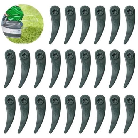(Vert)Lames à gazon de rechange - BOSCH - Durablade - Lot de 24 lames - Compatible ART 23-18 LI - ART 26-18 LI (1/4)