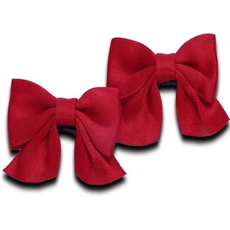 2 Pinces à Cheveux avec Nœuds en Ruban Gros-Grain et Pinces Crocodile Antidérapantes, Accessoires de Mode pour Femmes et Filles (1/4)