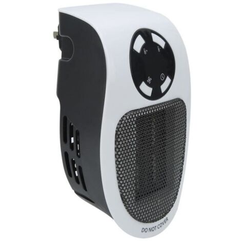 500 W Mini Chauffage Électrique avec Télécommande Portable Ménage Bureau Multifonctionnel 220-240 V (1/4)