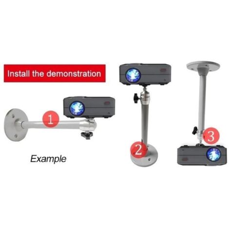 Omabeta Support de plafond pour projecteur Support de plafond de projecteur 18mm support de support de video videoprojecteur (1/4)