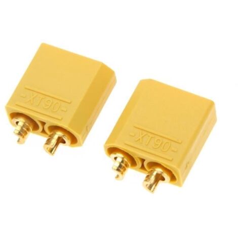 Connecteur de batterie XT90 Ensemble de 10 paires - 4.5mm Mâle Femelle - Plaqué or Banana Fiche (1/4)