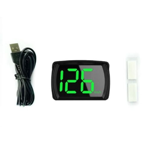 Compteur de Vitesse Intelligent - Voiture - Headup Display - LED - Grand Affichage - Sécurité de Conduite (1/4)