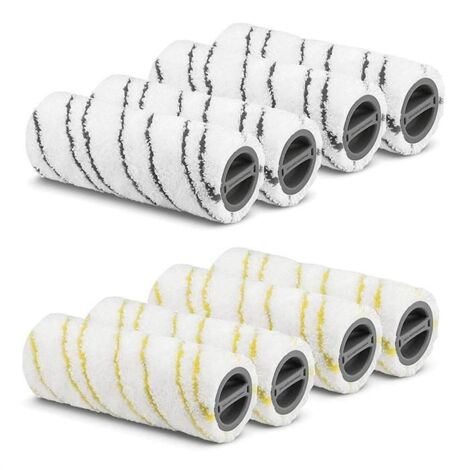 8Pcs Rouleau pour Karcher Fc7 FC5 FC3D FC3, Rouleau pour Karcher, Rouleaux de Remplacement, 2.055-006.0 et 2.055-006.0 (1/4)