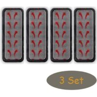 Set 3Électrodes Rechange,12 Coussinets hydroge Compatible avec bottom toner et System-Mini Slendertone