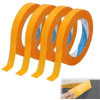 4PCS Ruban de Masquage Peinture,20mmx50m Ruban Vinyle pour Masquage de Précision,Ruban de Masquage,Masquage Peinture,Bande Adhesive
