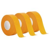 3pcs Ruban de Masquage Peinture, Orange Masquage en Papier Gommé, 30mmx50 m Ruban Adhésif de Masquage Imperméable, Ruban de Masquage