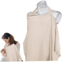 Couverture d'allaitement, Couverture d'allaitement allaitée Respirante avec Une Sangle réglable, Un châle d'allaitement Doux