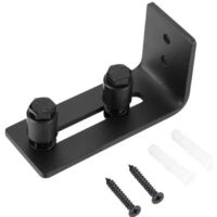 ensemble Porte coulissant grange stabilisateur système coulissant Rail de porte suspendu guidage plancher - BIG
