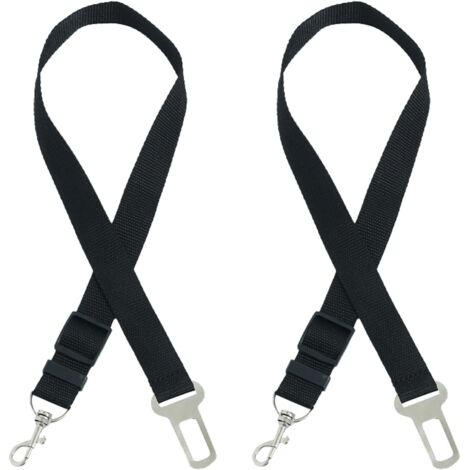 Lot de 2 Harnais de Sécurité Voiture pour Chien/Chat - Laisse Rallonge et Attache - Accessoire Transport Sécurisé pour Animaux (1/5)