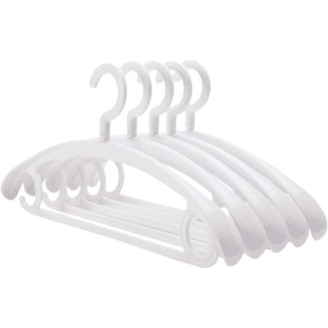 Lot de 10 cintres renforcés à charge ultralourde. Design large et épais, sécurité antidérapante optimale. (1/5)