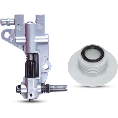 Pompe à Huile pour Tronçonneuse 5200 4500 5800 52CC 45CC 58CC Pièces de Rechange avec Turbine de Tronçonneuse Adaptée aux Scies à Essence