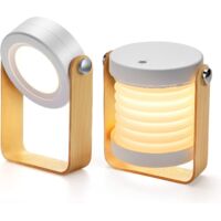 Lampe de chevet Dimmable Touch Light, lampe de chevet avec table de nuit portable Safe Night Light