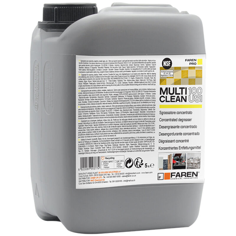 Fars Cleaner Limpiador multiusos y multialmacenajes Multiclean Faren 5l - Faren