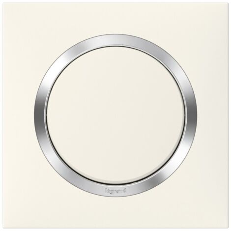 Placa simple Dooxie, LEGRAND, cromo blanco Legrand