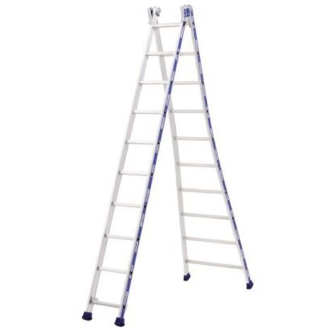 échelle Transformable Platinium 2x10 Polyvalence Et Sécurité Professionnelle - Générique