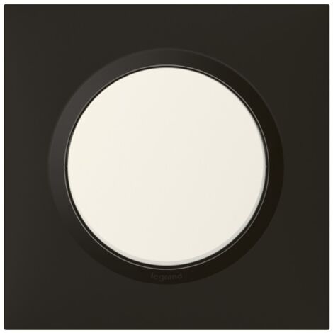 Plato individual Dooxie, LEGRAND, terciopelo negro Legrand