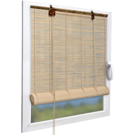 Store Enrouleur Bambou Naturel 60x180cm - Essentiel (1/3)