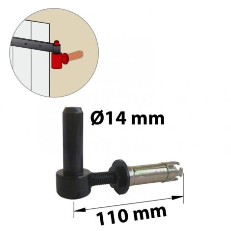 Gond 14 L100mm Taco de Metal Negro - Afbat