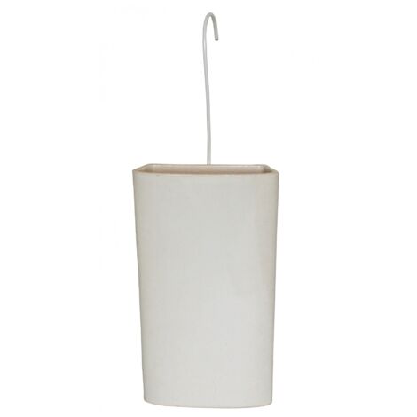 Saturador plano de cerámica blanca grande, 350 ml Centrale Brico