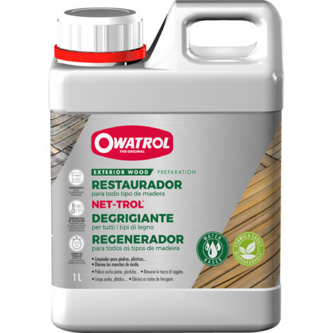 Desengrasante y limpiador para madera Owatrol NET-TROL®  2,5 litros