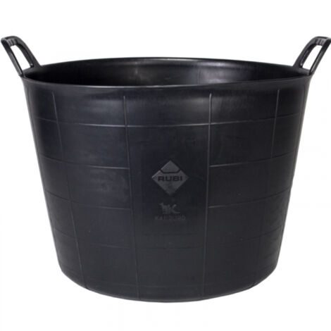 CAPAZO PLÁSTICO NEGRO NO.1 (25L) 88771 RUBI