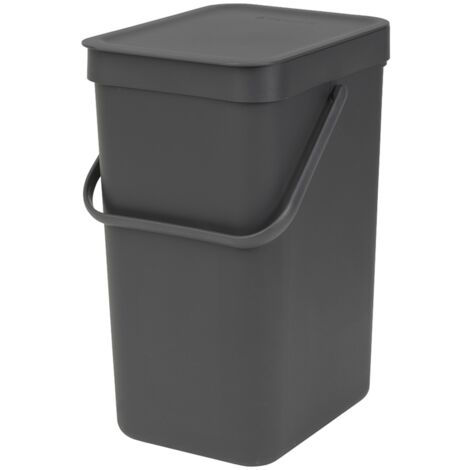 Poubelle 12 L Grey - Sort & Go - Brabantia (1/5)
