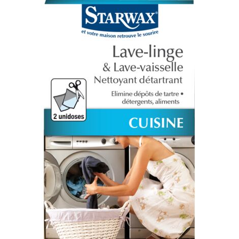STARWAX limpiador desincrustante para lavadora y lavavajillas 2 x 75 g Starwax