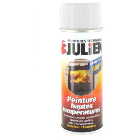 Julien pintura en aerosol alto brillo temperatura 400ml blanco