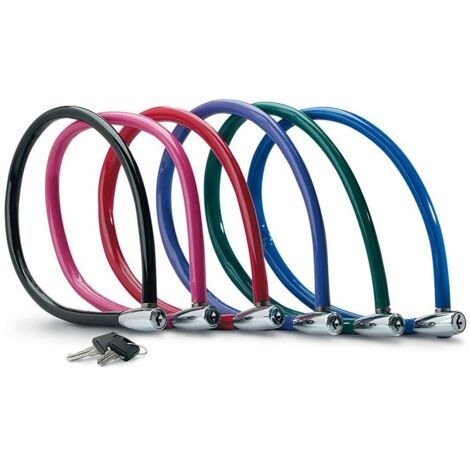 Maestro antirrobo de cable de acero rígido de 55 cm