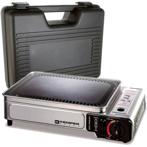 Barbacoa de Gas Portátil Smart Plancha W2800 Kemper