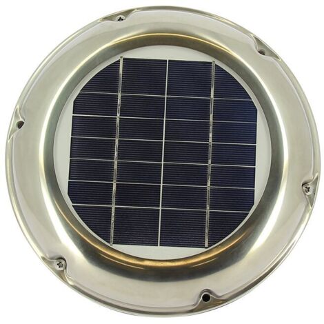 Extractor solar OPTIMA Modelo - aireador solar de acero inoxidable