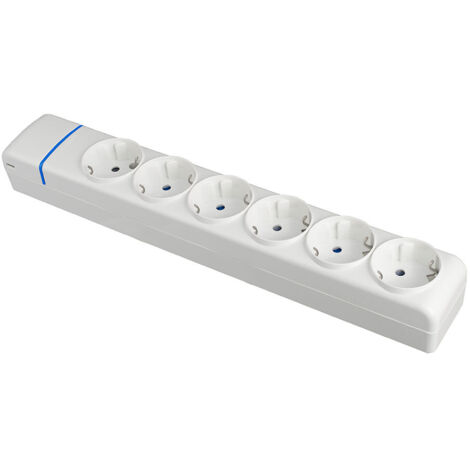 Base Múltiple con 6 Tomas 2P+T 16A 250V 8006P Solera (1/3)