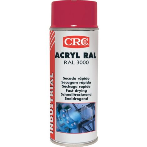 Peinture Acrylique Rouge Feu Antirouille, Séchage Rapide, Rouge Ral 30 - Générique (1/2)