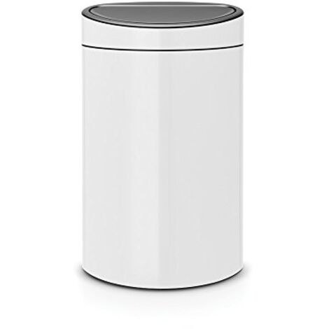 Poubelle 40 L Blanche - Touch Bin - Brabantia (1/4)