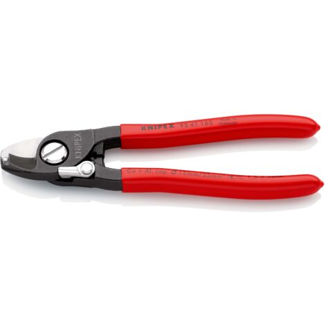 KNIPEX 95 41 165 Tijeras cortacables recubiertos de plástico Barnizados 165 mm