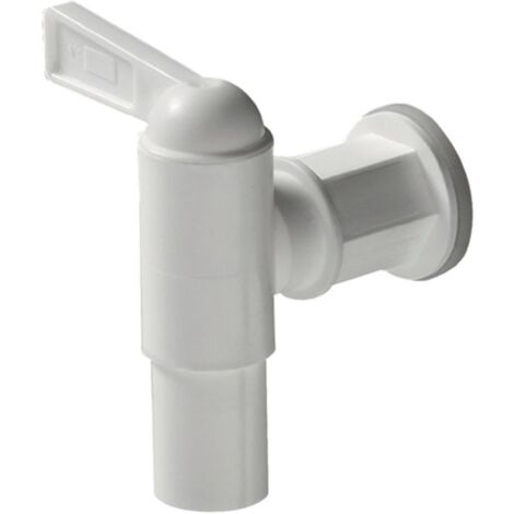 Grifo de flujo de plástico blanco 19.05 (¾po.) Mm