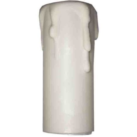 VELA CORTA PARA PORTALAMPARAS E14 BLANCO SOLERA 853