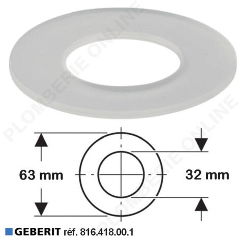 junta campanas GEBERIT 63x23 Ref.891.015.00.1