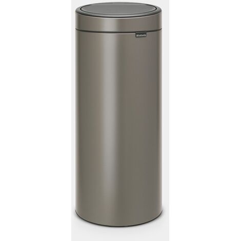 Cubo de basura de 30 L Platinium - Touch Bin - Brabantia (1/5)