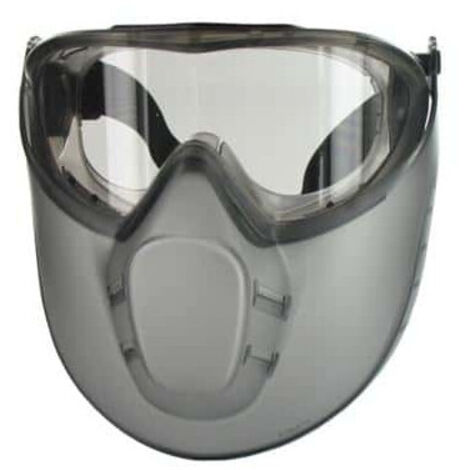 Gafas y máscara de seguridad de policarbonato y acetato, incoloras y antiniebla, En166, resistente a